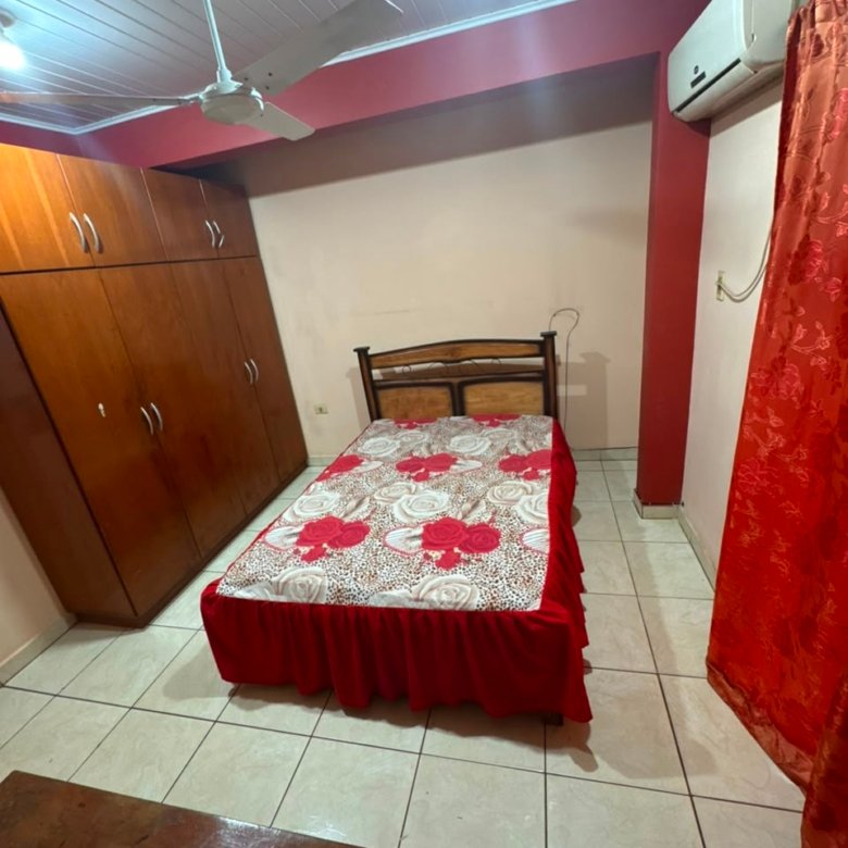 apartamento mobiliado de 1 quarto disponível para alugar em Ciudad del Este